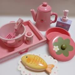 マザーガーデン 木製　おままごと　知育玩具　ポット　フライパン　鍋　魚　おもちゃのサムネイル