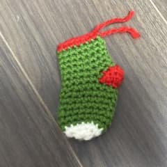 ハンドメイド　クリスマス靴下 - 3