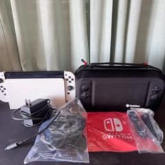 【本体美品】 Switch 有機ELモデル 本体 ホワイト+ケース 即発送