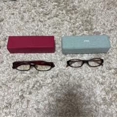 JINS メガネ 2本セット ケース付き - メルカリ
