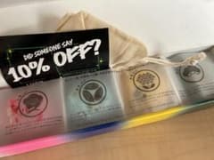 LUSH バスボム 4個セット＆ハート型バスボムライフインロージーライトのサムネイル