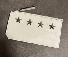 Excellent condition JIMMY CHOO Compact Zip Card Case Fragment Case