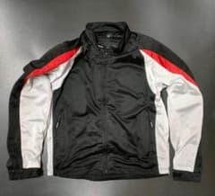 超美品 ナンカイ ライディングメッシュジャケット M 黒赤白 NANKAI
