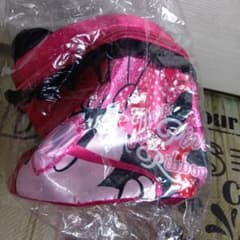 新品 ミニーマウス バニティポーチ More pink More ribbons
