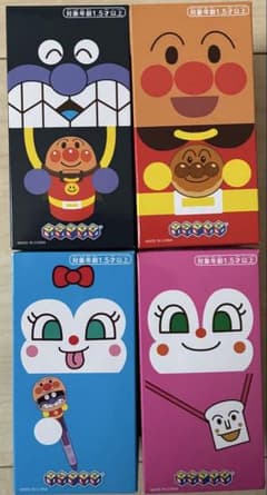 【新品】 アンパンマンミュージアム限定 ブロックラボ アンパンマン他 4個セットのサムネイル