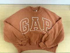 GAP ロゴ スウェット裏起毛 ブラウンのサムネイル