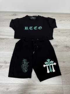 アダムスジャグラー　RTEG セットアップ Tシャツ ハーフパンツ(上M 下S) アダムスジャグラー RTEG セットアップ Tシャツ ハーフパンツ(上M 下S