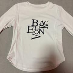 BACELONA ロゴ 長袖 カットソー ホワイトのサムネイル