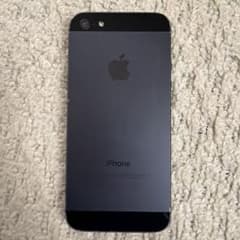 【ジャンク】Apple iPhone 5 ブラックのサムネイル