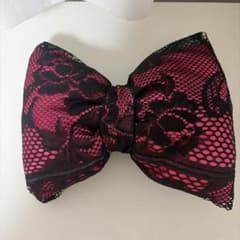 体育祭 盛り髪 リボン ピンクのサムネイル