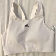 adidas ブラトップ　スポブラ　白　mのサムネイル