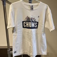 CHUMS チャムス キャンプ柄 Tシャツ ホワイト Mのサムネイル