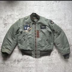BUZZ RICKSONS/バズリクソンズ/MA-1/希少M品番/スカルのサムネイル