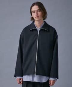 【美品】PUBLIC TOKYO 含浸ウールギャバダブルジップブルゾン　サイズ2 PUBLIC TOKYO 含浸ウールギャバダブルジップブルゾン サイズ2】 - メルカリ