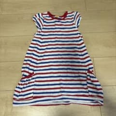 moujonjon キッズ ボーダー ワンピースのサムネイル