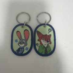 ズートピア 刺繍キーホルダー 2種セットのサムネイル