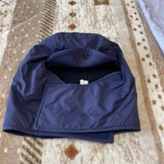 冬のアウトドアグッズ　ネイビー フリーサイズ 帽子