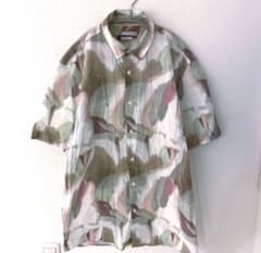 ZARA 半袖シャツ　コットン　総柄　Mサイズ　ザラ