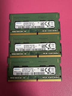 Samsung ノート用メモリ 24GB(8GB×3枚) DDR4-2133P Samsung ノート用メモリ 24GB(8GB×3枚) DDR4-2133P - メルカリ