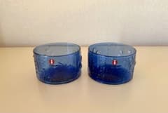 iittala イッタラ Flora フローラ ボウル 80mmブルー2個セット - メルカリ