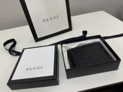 가격 인하! GUCCI GG 가죽 머니 클립 지갑