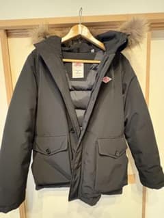 美品　DANTON ブラック ダウンジャケット　メンズ　サイズ40のサムネイル