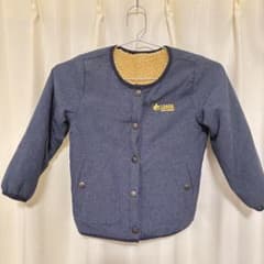 値引き！LOGOS 2wayフリース裏地ジャケット ネイビーのサムネイル