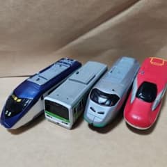 新幹線 電車 水鉄砲4台セットのサムネイル