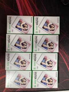 FUJIFILM instax mini インスタントフィルム 8箱セットのサムネイル