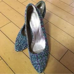 ツイード♡ポインテッドトゥパンプスのサムネイル