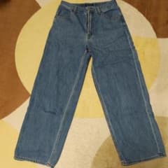 MUMUさんコラボ デニム ワイドパンツ しまむら Lのサムネイル