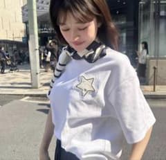 Bibiy. B. STAR TEE ビビィ 半袖Tシャツ 白のサムネイル