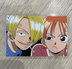 ONE PIECE ラミネートカード サンジ＆ナミのサムネイル