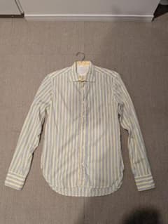 【極美品】COAST+WEBER+AHAUS ストライプシャツ イエローのサムネイル