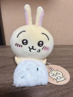 치이카와 데스크탑에서 지켜보는 히카케 봉제인형 주먹밥 토끼