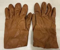 Sermoneta gloves レザー手袋 ブラウン 8のサムネイル