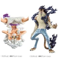 【新品未開封】KING OF ARTIST フィギュア ルフィ・ルッチ2種セットのサムネイル