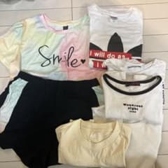 セットアップTシャツTシャツワンピデニムショーパンまとめ売りのサムネイル