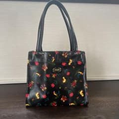 FEILER 花柄 トートバッグ 黒のサムネイル