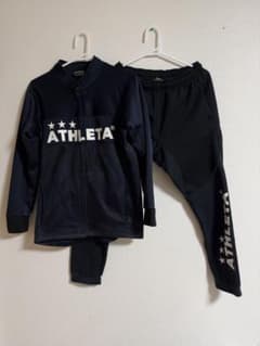 ATHLETA ジャージ Sサイズ 上下セット ネイビー ブラック - メルカリ