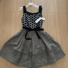 Simonetta 물방울 무늬 민소매 원피스