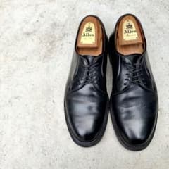 Alden94327☆サイズ8D☆カーフ☆ブラック☆プレーントゥ - メルカリ
