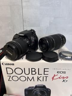 Canon EOS Kiss X7 一眼 カメラ 望遠レンズ付きのサムネイル