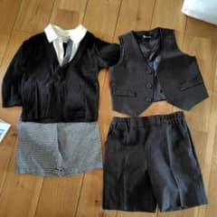 子供用フォーマル服 ベスト・シャツ・ショートパンツのサムネイル