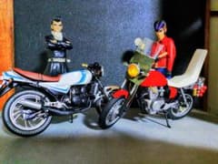 たけちゃん✨️湘南爆走族✨️１/１２✨️バイクに乗るアキラのみ✨️ 湘南爆走族フィギュア✨️HGアキラのみ✨️1/12 - メルカリ