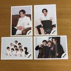 Snow Man 公式写真 4枚セット 目黒蓮 2D2Dのサムネイル