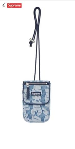 Fat Tip Jacquard Denim Neck Pouch シュプリームのサムネイル