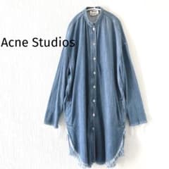 Acne studios アクネ デニム シャツ ワンピース フリンジ m37566878865_1.jpg?1784611541