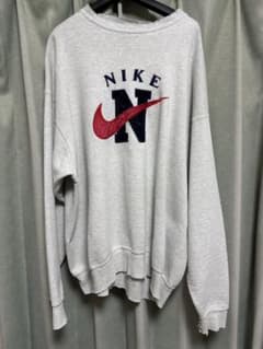 90s銀タグNIKE グレー スウェット XLのサムネイル