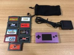 ゲームボーイミクロ　パープル　ソフト9本セットのサムネイル